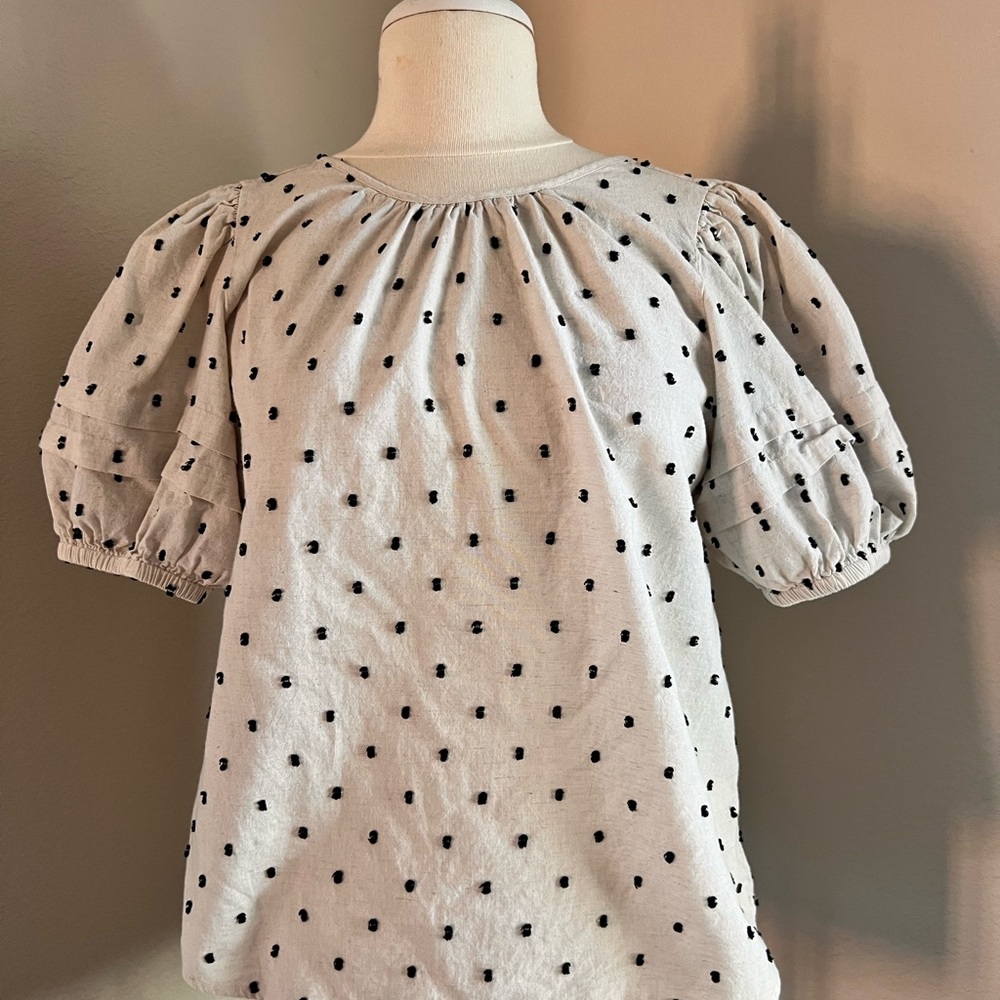 Madewell - cutest puff sleeve blouse